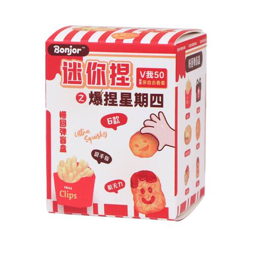 Bonjor Fried Food Series Squishy Blind Box (1 Pc)