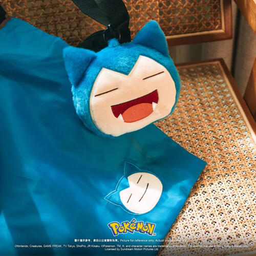 Pokemon Tote Bag With Plush Pouch - Snorlax