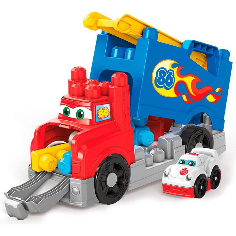 Mega bloks race car garage building hot sale block set