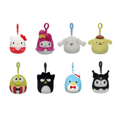 Squishmallows Sanrio 3.5 Inch Clip-On Plush - Assorted