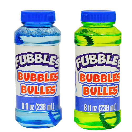 Fubbles Bubble Solution 8oz - Assorted
