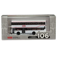 KMB九巴 1:120模型 - 丹尼士巨龍空調巴士十一米 (路線106)