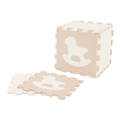 Baby Star 9塊裝動物併接遊戲地墊 - 白馬