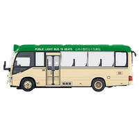 Konsept 1:64 遙控漂移公共十九座綠色小巴