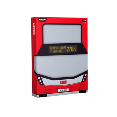 Konsept Mini X Kmb 1:100 迷你遙控九巴E500雙層巴士 (紅色)