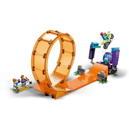 LEGO樂高城市系列 黑猩猩俯衝特技大圓環 60338