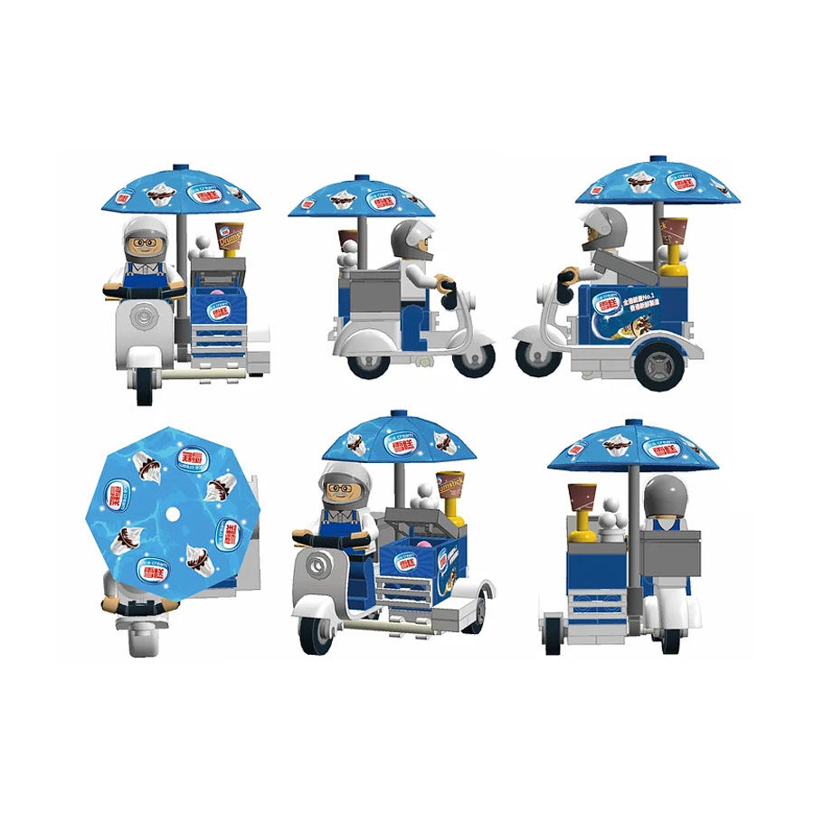 City Story小城故事拼裝積木: 香港三輪雪糕車| 香港玩具“反”斗城| Toys