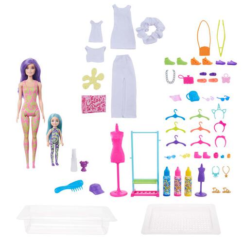 Barbie芭比 驚喜造型娃娃扎染系列3