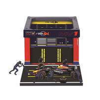 Bburago比美高 1:43 紅牛 F1 Rb20 2024 #1 車賽道維修站