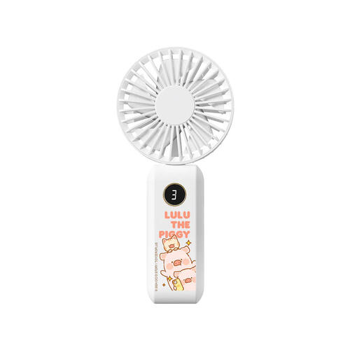 XPower x 罐頭豬LuLu F14 2合1 迷你手提/座檯充電風扇