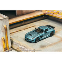 Tarmac Works 車仔 1/64 平治 SLS AMG Coupé Black Series Matte Blue - GLOBAL64