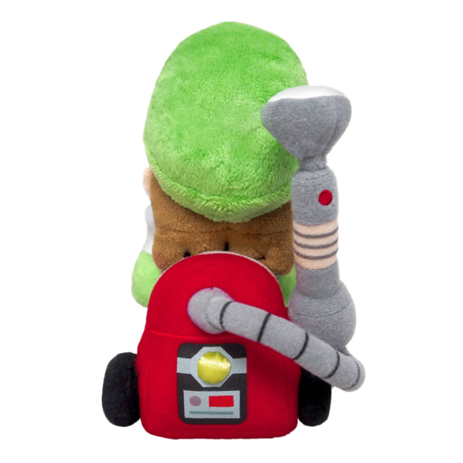 thumbnail image 2 of Sanei Super Mario Maker 2 Luigi Plush - 10 Inch Builder Luigi Collectible Toy 2 of 10