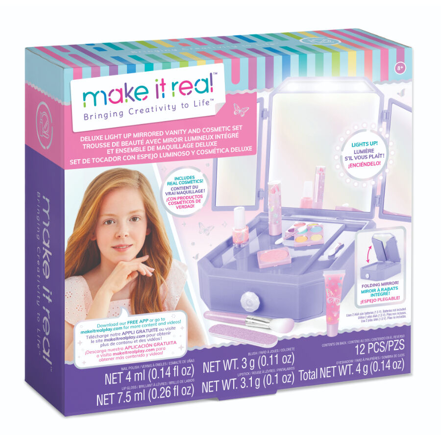 Make It Real Light Up Vanity Cosmetic Set Toys R Us Hong Kong Official Website