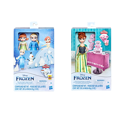 Disney Frozen迪士尼魔雪奇緣 時裝玩偶連培樂多玩具套裝混款系列- 隨機發貨