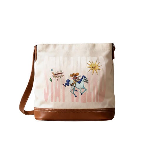 Fuggler Western Tote Linen Bag