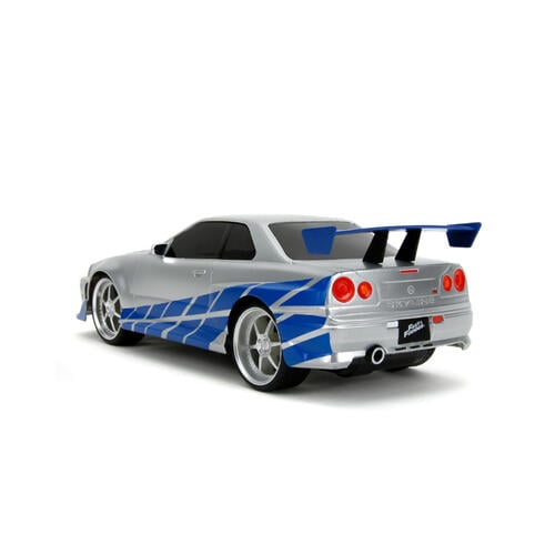 Jada 1:16 Fast & Furious R/C 2002 Nissan Skyline GT-R (BNR34)