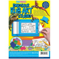 4M Kidzmaker Dinosaur Rub Art Studio