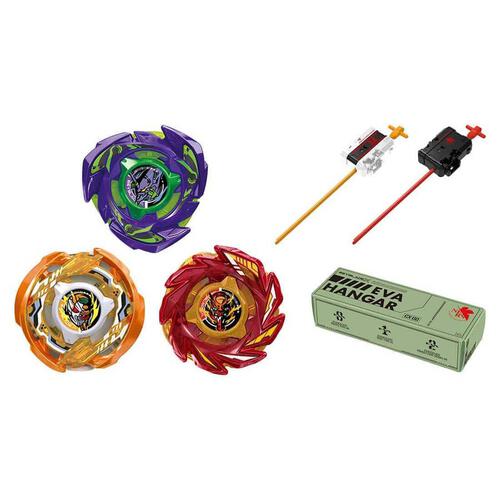 (網店預購) Beyblade爆旋陀螺 X 新世紀福音戰士3陀螺套裝 (預計2026年8月發貨)