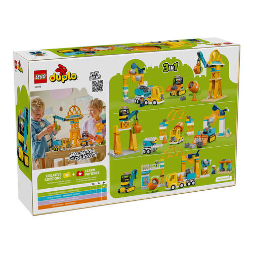 LEGO Duplo 3 in 1 Construction Site and Vehicles 10476