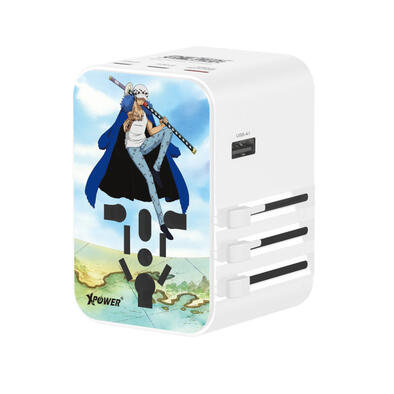 XPower One Piece TA45B 45W 6-Output PD 3.0/PPS Travel Adapter - Law