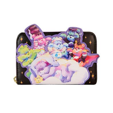 Loungefly Carebears X Universal Monsters Scary Dreams Zip Around Wallet