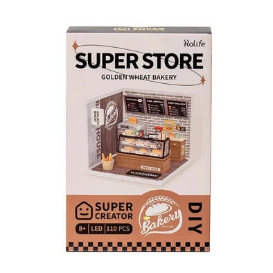 Robotime Rolife Golden Wheat Bakery