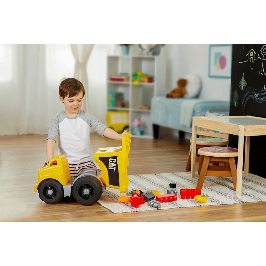 mega bloks cat dump truck