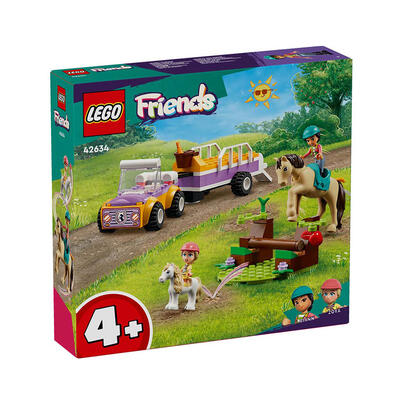 LEGO樂高好朋友系列 馬兒和小馬拖車 42634