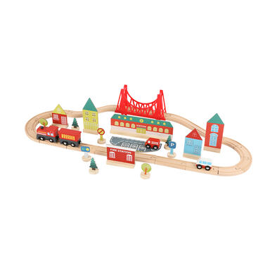 playpop木製火車軌道套裝