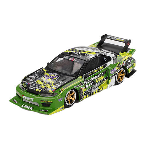 MINI GT Nissan Lb-Super Silhouette S15 Silvia #555 V2 2024 Formula Drift Japan