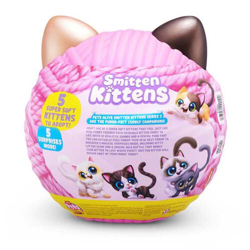 Pets Alive 痴迷小貓互動毛絨玩具系列 第2彈 - 隨機發貨