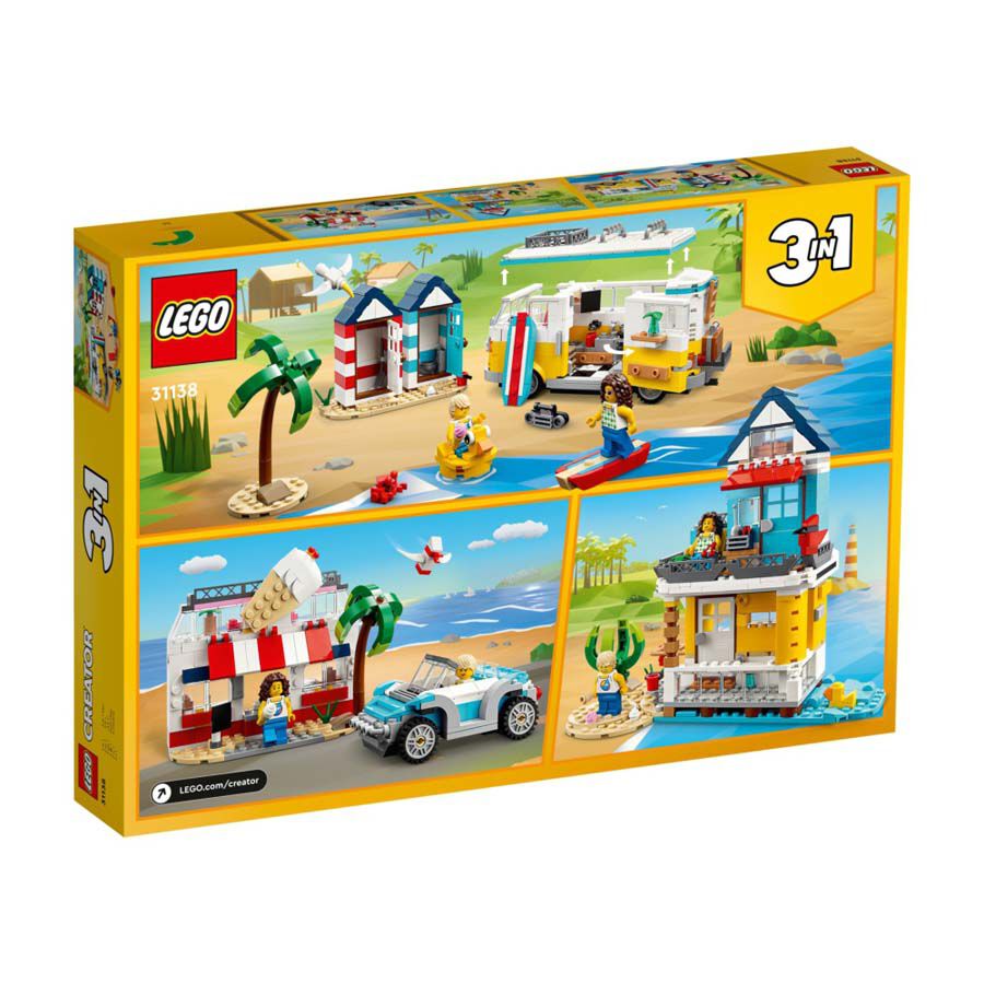 LEGO Creator 3 in 1 Beach Camper Van 31138 Toys