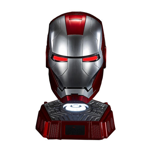Marvel 1: 1 Collectible Iron Man MK5 Wearable Helmet With Bluetooth Speaker