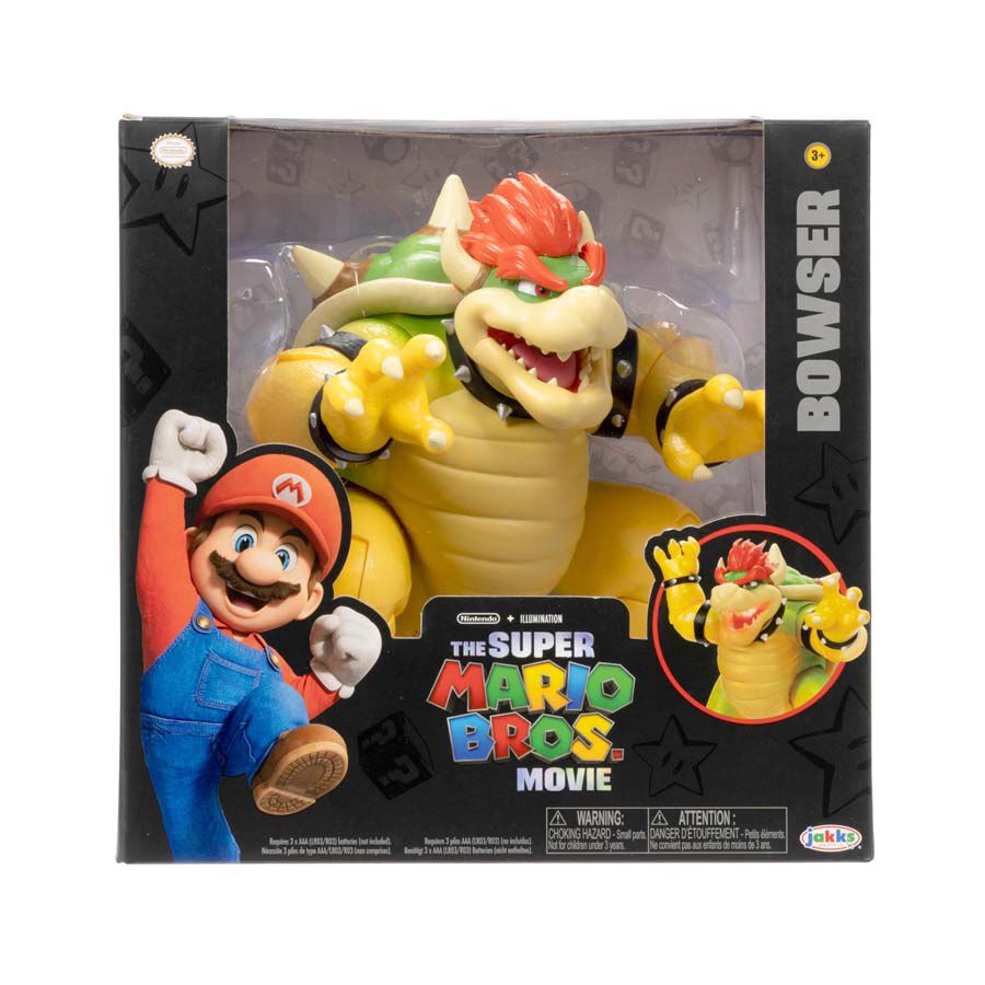 Super mario bowser action figure deals