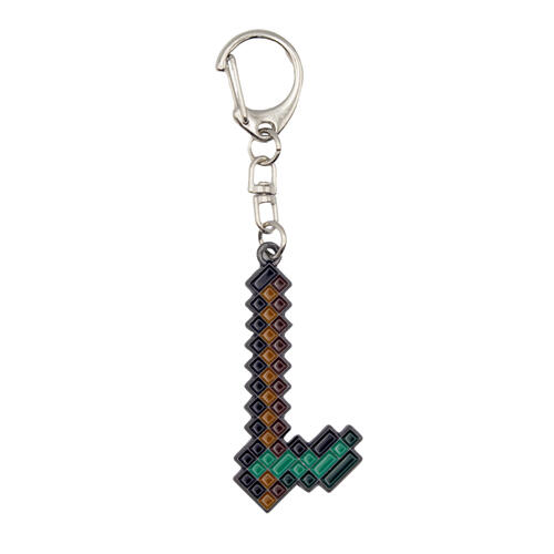 Minecraft Metal Keychains 6 Pcs Pack