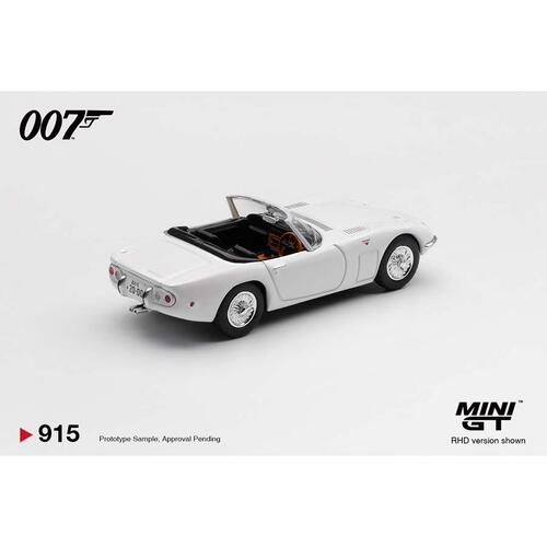 (網店預購) MINI GT Toyota 2000GT Roadster "You Only Live Twice" / English Blister Packaging (預計2026年7月發貨)