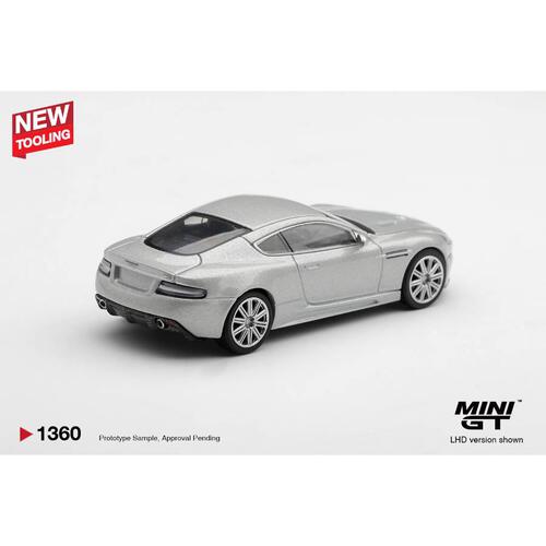 MINI GT Aston Martin DBS 2008 Lightning Silver/ Blister Packaging 