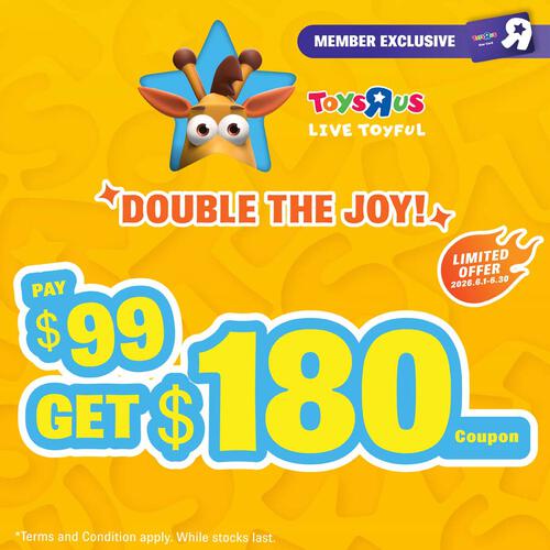 [Member Exclusive - Login To Enjoy] Double The Joy - Use In-Store (Delivered Via App)