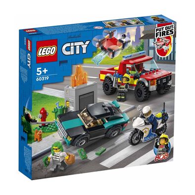 LEGO樂高城市系列 消防救援和警察追捕戰 60319