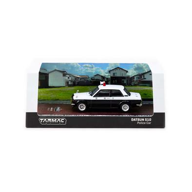 Tarmac Works 1/64 Datsun 510 Police Car - Road64