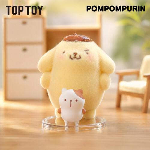 TOP TOY Sanrio三麗鷗 布甸狗 毛絨絨日常系列植絨盲盒 - 盲盒 (單件裝)