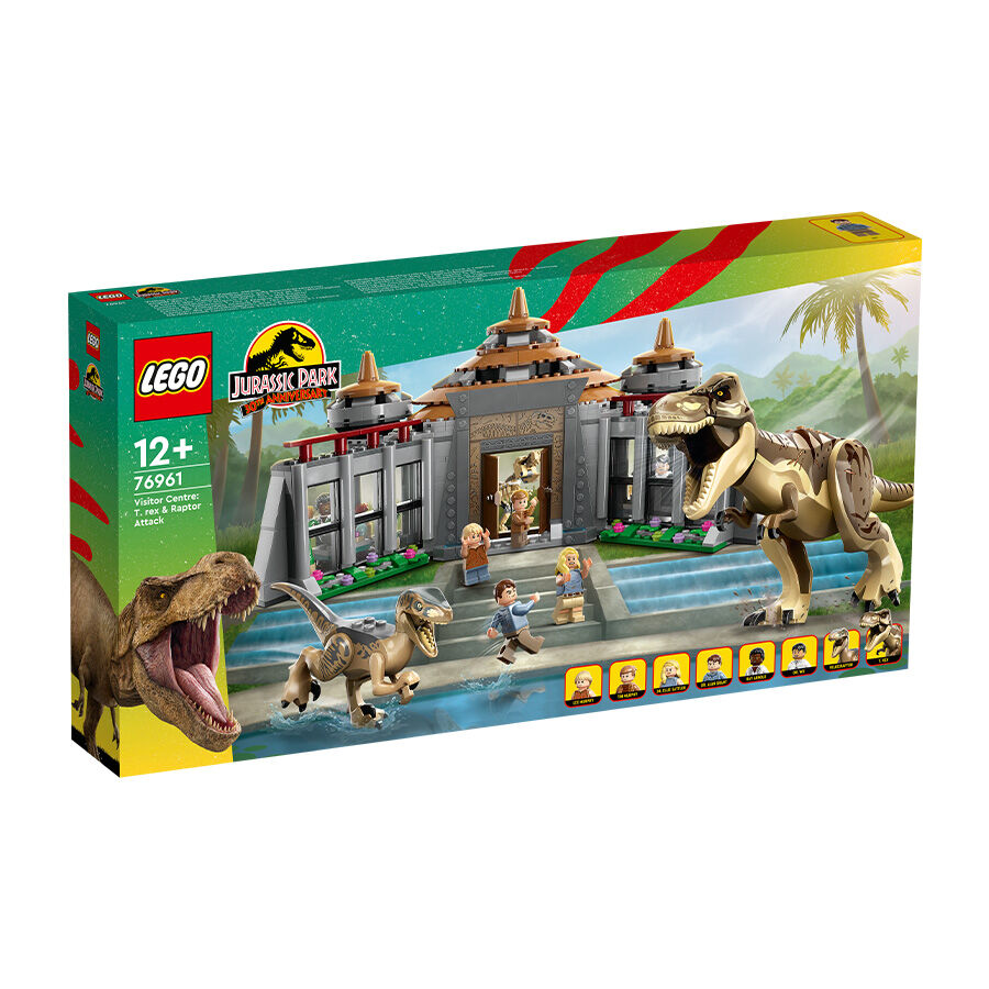 LEGO Jurassic World Visitor Center T. rex Raptor Attack 76961 Toys R Us Hong Kong Official Website