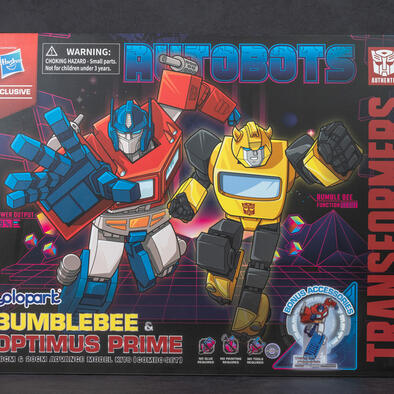 Yolopark x Transformers AMK Generation One Bumble Bee + Optimus Prime