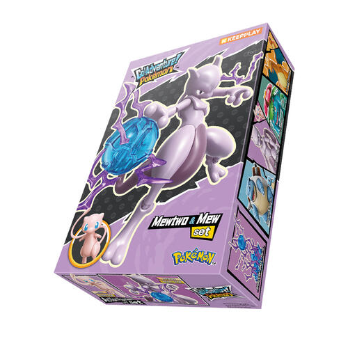 Qman Keeppley 寶可夢 超夢和夢幻可動造型積木套裝
