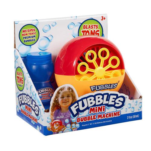 Fubbles Mini Bubble Machine - Assorted