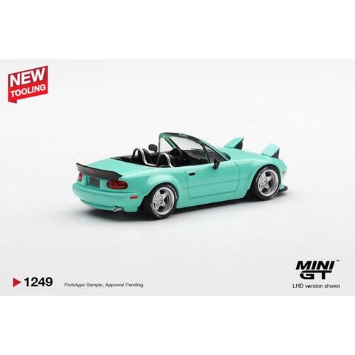 (Pre-order) MINI GT Mazda Mx-5 (Na) Pandem Mint Green Lhd / Blister Packaging (Expected August 2026)