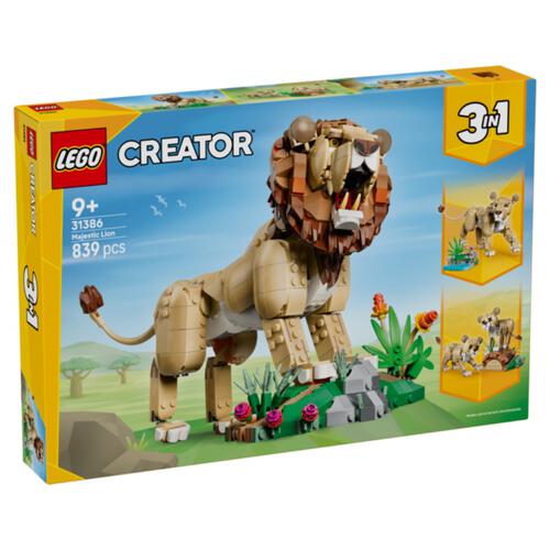 LEGO樂高創意系列 野生動物：威風獅子 31386