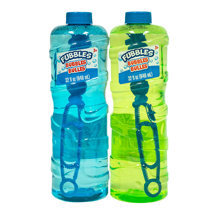 Fubbles Bubble Solution 32oz Assorted Toys