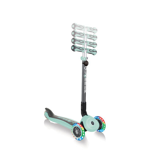 Globber Go•Up Deluxe Lights Pastel Green Toddler Scooter