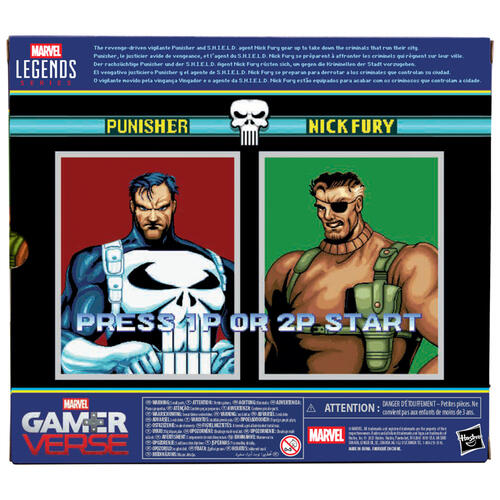 Marvel Legends Series Gamerverse Punisher and Nick Fury